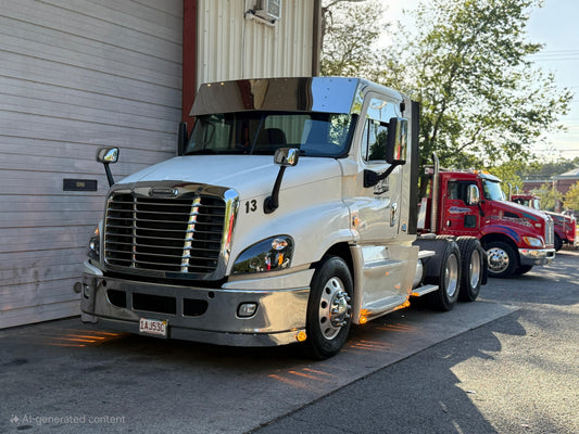 FL-2-201 Cascadia Daycab Visor Straight