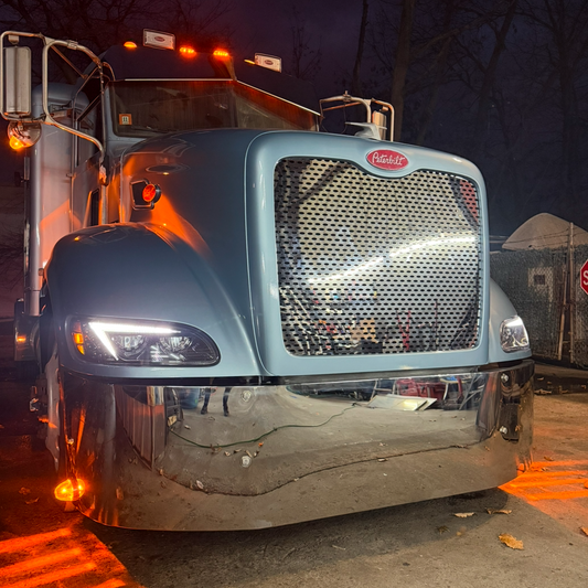 PT-4-204 Peterbilt 386 Oval Grill